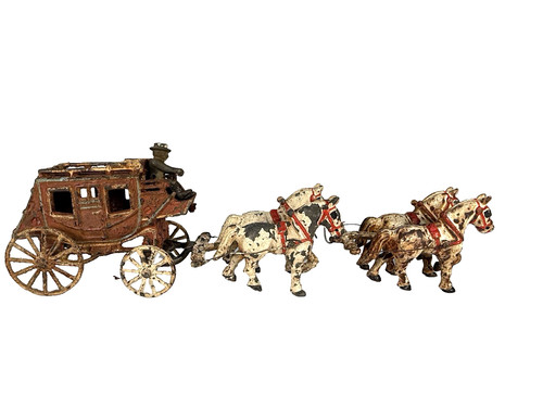 Hubley cast iron overland - hubley,