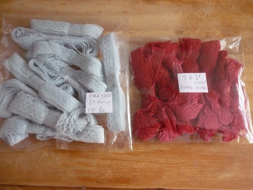 Dark pink lace deep - 1/2", 7