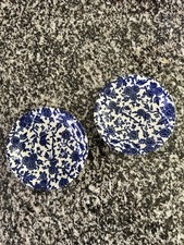 Arden-  Burleigh  : Blue And White Saucers (2)