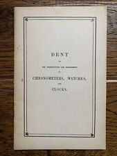 Dent Chronometers Watches &