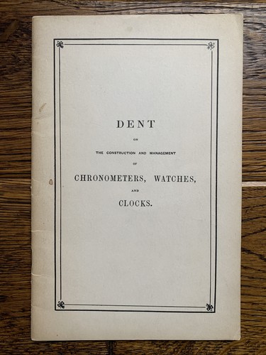 Dent chronometers watches - dent, &