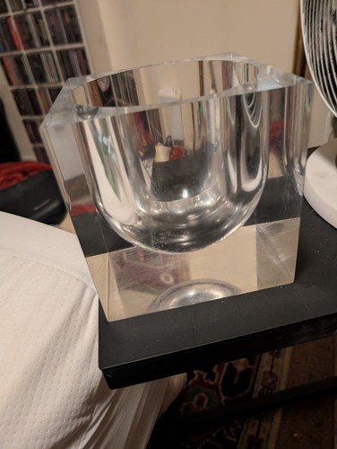 Clear acrylic bowl 70 s - clear, 70's