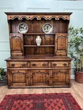 Stunning Antique Georgian Style Solid Oak Farmhouse Dresser, Sideboard 