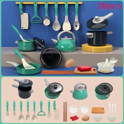 28pcs kids play kitchen - 28pcs,