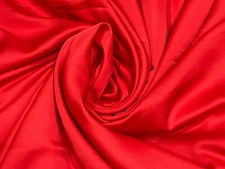 Plain Faux Silk Fabric Bridal