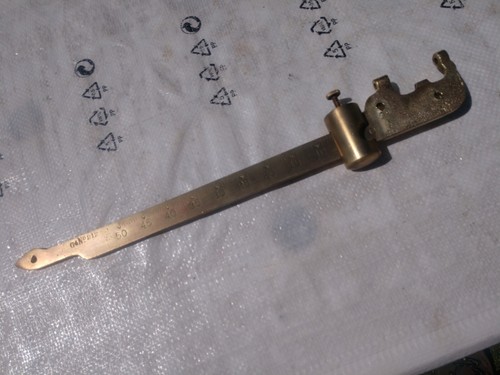 Vtg brass chicago scale - scale, arm