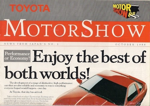 Toyota range autumn 1988 - toyota,