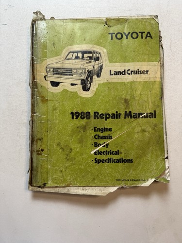 Toyota land cruiser 1988 - land, oem
