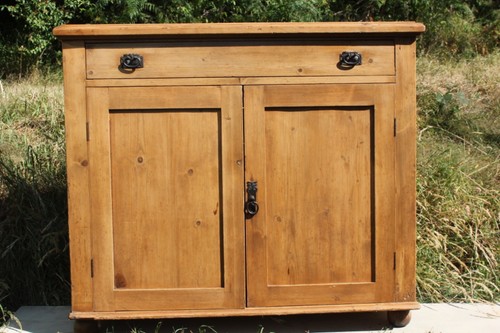 Victorian antique waxed pine - victorian,