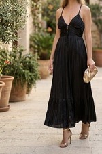 Zara Black Midi Dress Size L