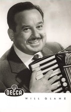 696777) Musician Postcard Will Glahe 