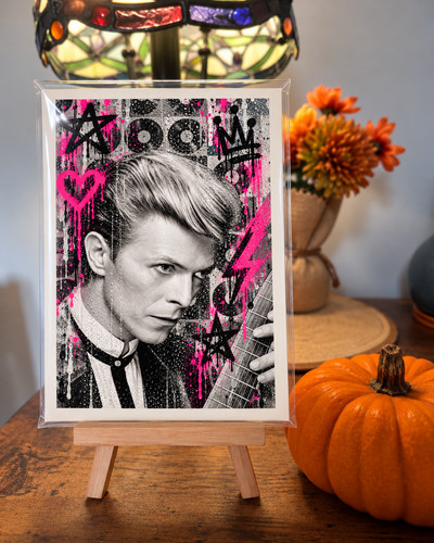 David bowie street art - bowie, "street