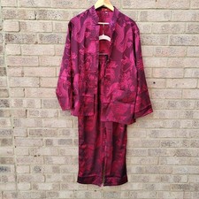 G-Like Chinese Tang Suit  Size M Kung Fu Tai Chi Dragon Pattern Red Uniform