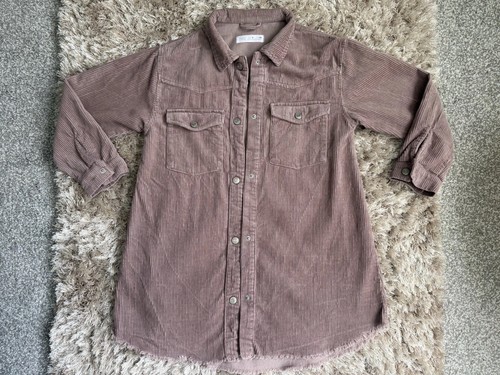 Zara girls mauve pink - pink, corduroy