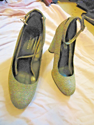 New look metallic silver - look, 4"