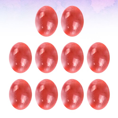 10pcs oval stone - 10pcs,