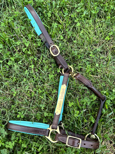 Leaders leather halter - leaders,