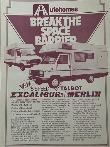 Autohomes bedford excalibur - autohomes,