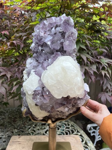 Amethyst very large cluster - large,
