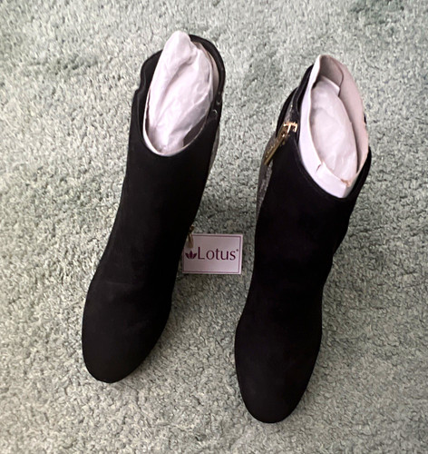 Lotus women suede - suede, ankle