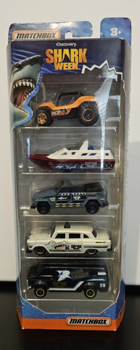 New matchbox cars shark week - new,