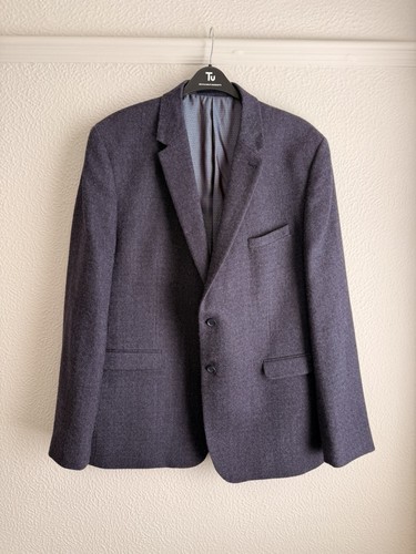 Deepest purple herringbone