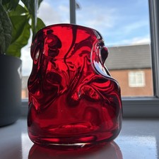Vintage Whitefriars Ruby Red