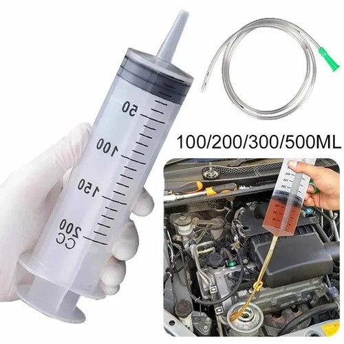 Oil fluid extractor syringe - extractor,