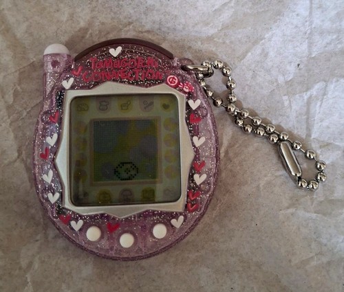 Tamagotchi pink glitter - tamagotchi,