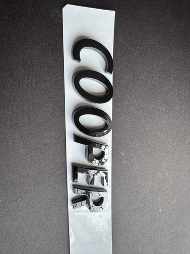 Black cooper style - rear, boot