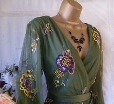 👗***MONSOON PRE-OWNED "REECE GREEN" DRESS SIZE 14***👗