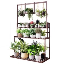 3-Tier Bamboo Hanging Plant