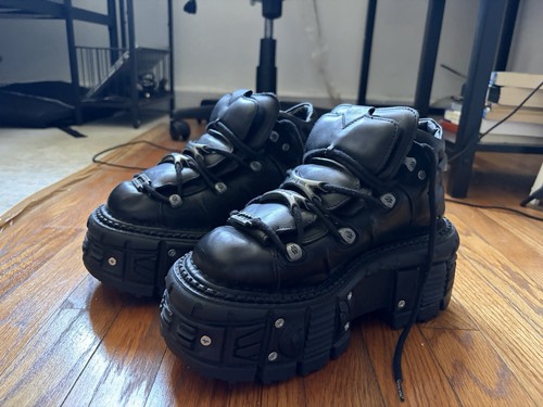 New rock ankle boots - rock,