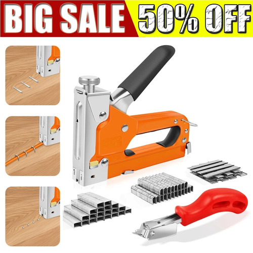 Staple gun heavy duty with - gun,