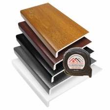 SWISH uPVC Window Cill Capping Board Cover2400mm Long PVC Sill Cover 9mm PLASTIC