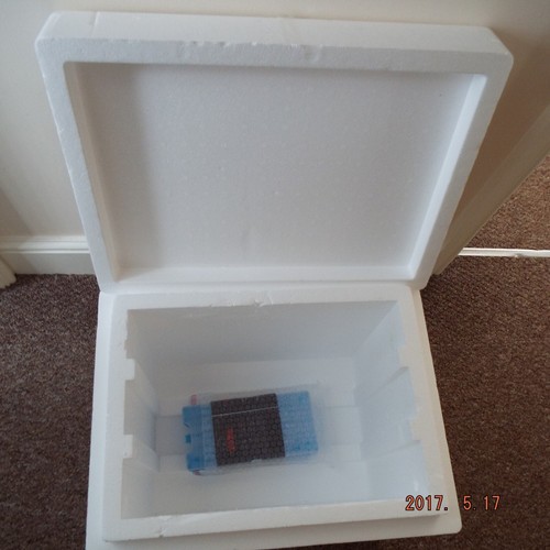 Cool box used once - with, jell