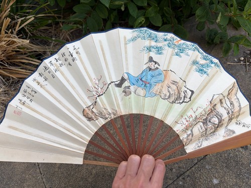 Chinese hand painting fan - hand,
