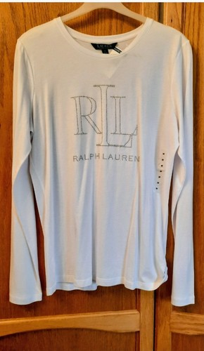 Ralph lauren top white with - top,,