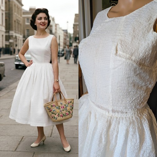 Vintage 1950s white - vintage,