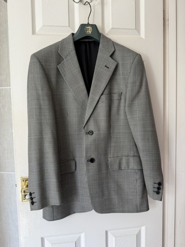 Puppy tooth check blazer - tooth,