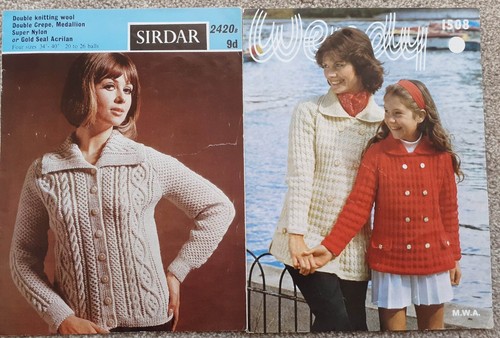 Vintage knitting patterns - 2x,