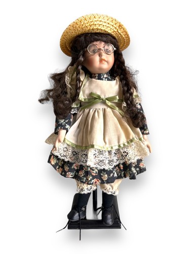 Vintage porcelain doll - vintage, 16"