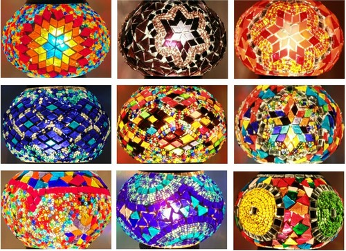 Turkish moroccan mosaic table - moroccan,