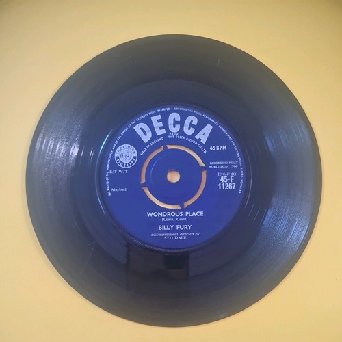 Billy fury wondrous place - fury,