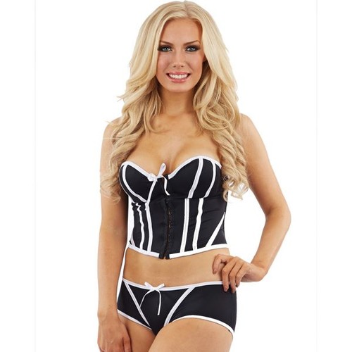 Womens corset basque lingerie - womens,