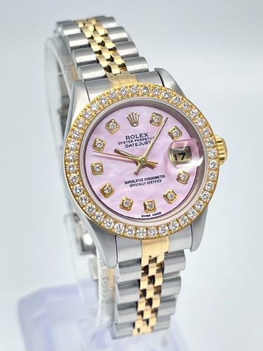 Rolex datejust 26mm 69173 pink - rolex,