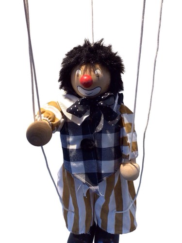 Clown marionette puppet total - puppet,