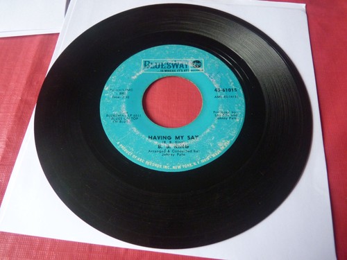 King usa blues having my - king, 7"