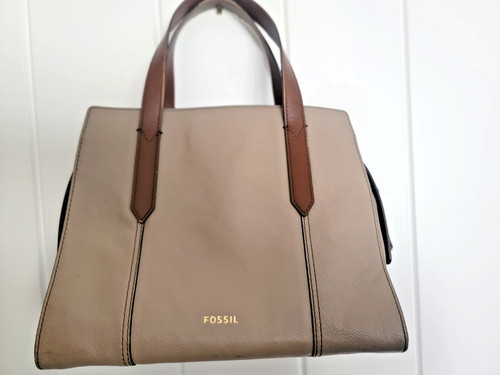 Fossil leather shoulder bag - shoulder,