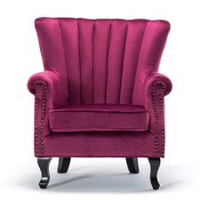 Orthopedic High Wing Back Armchair Accent Chair Fireside Lounge Single Sofa Seat